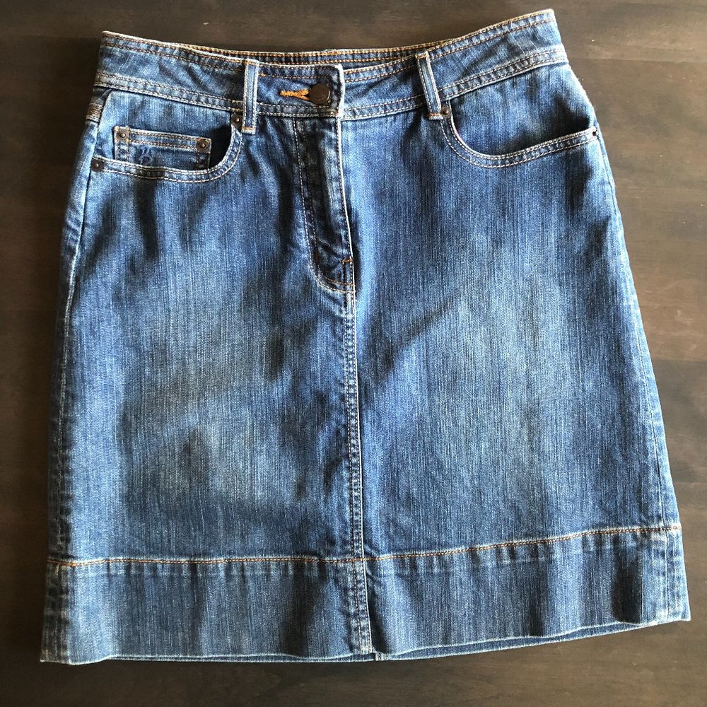 NWOT Boden Jean Skirt